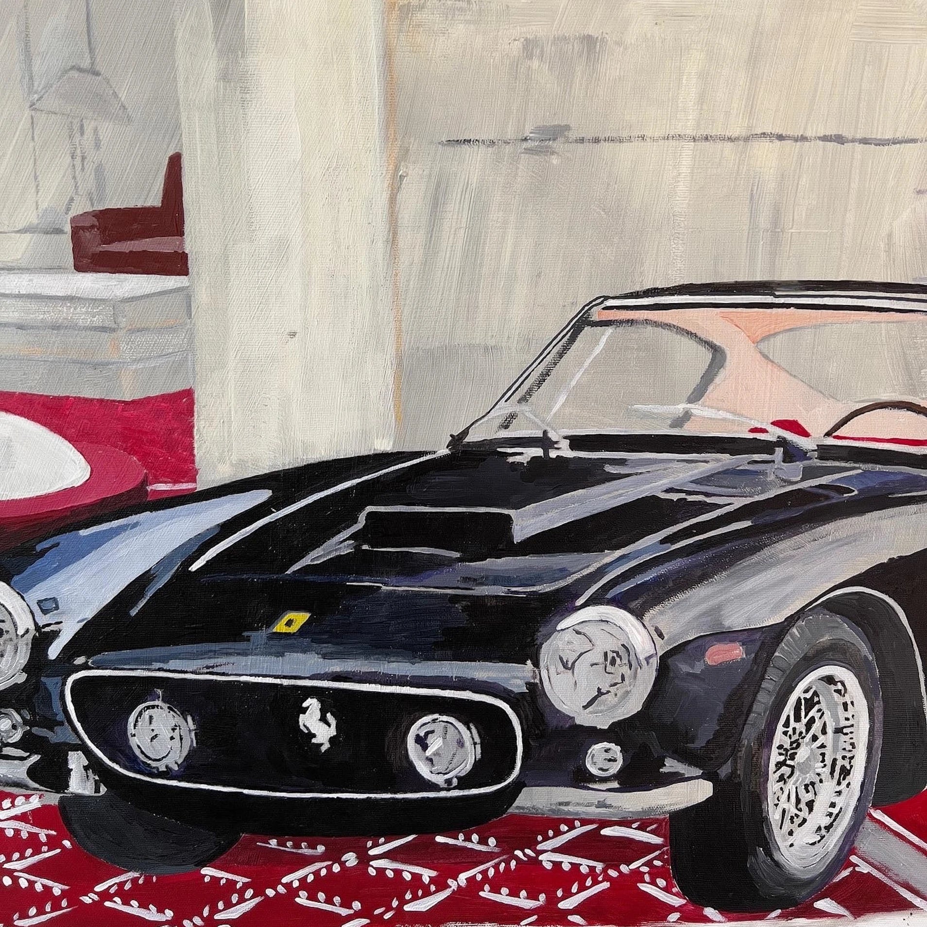 "Only One Glass" painting