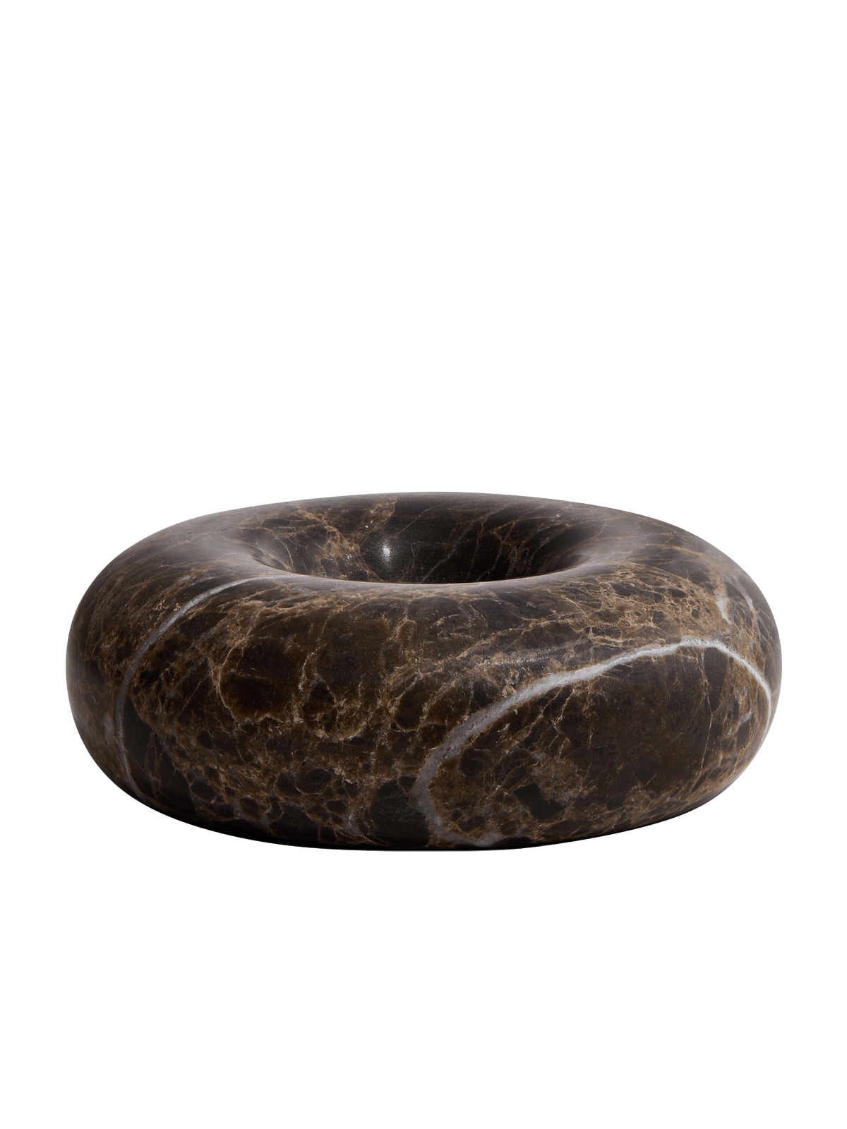 Emperador Dark marble Incense holder
