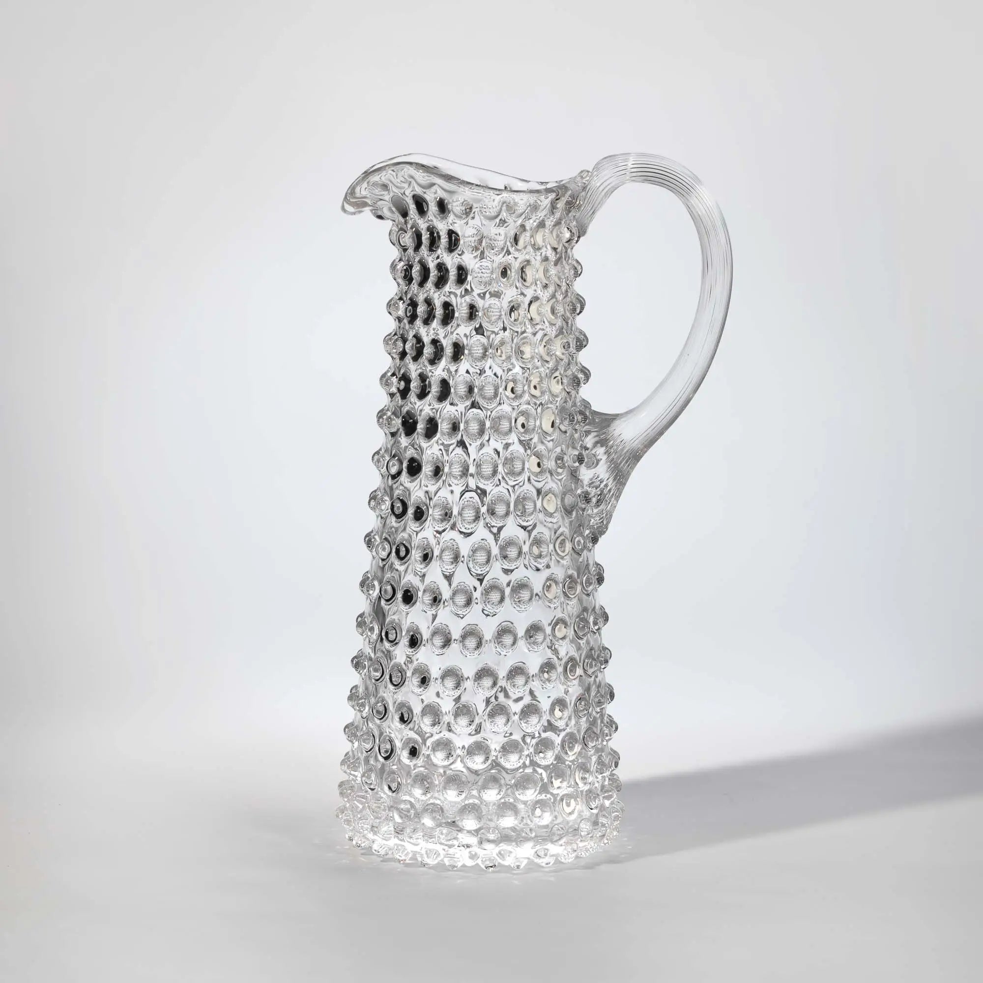 Hobnail tall jug