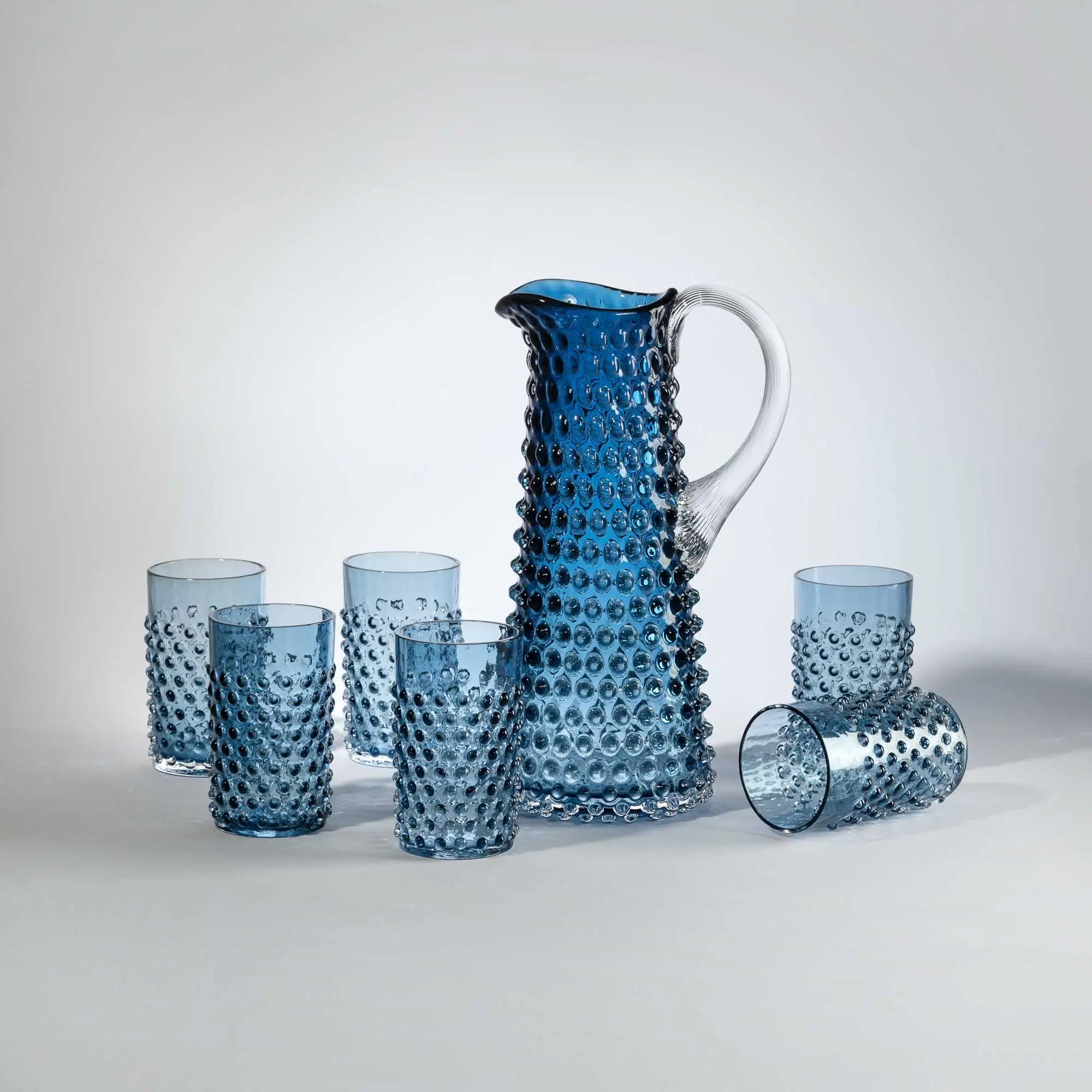 Hobnail tall jug
