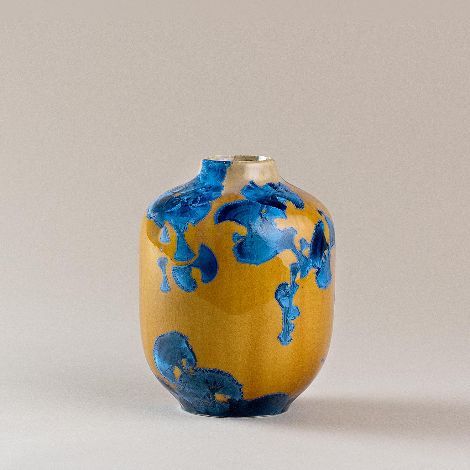 Crystalline I váza oranžová-modrá