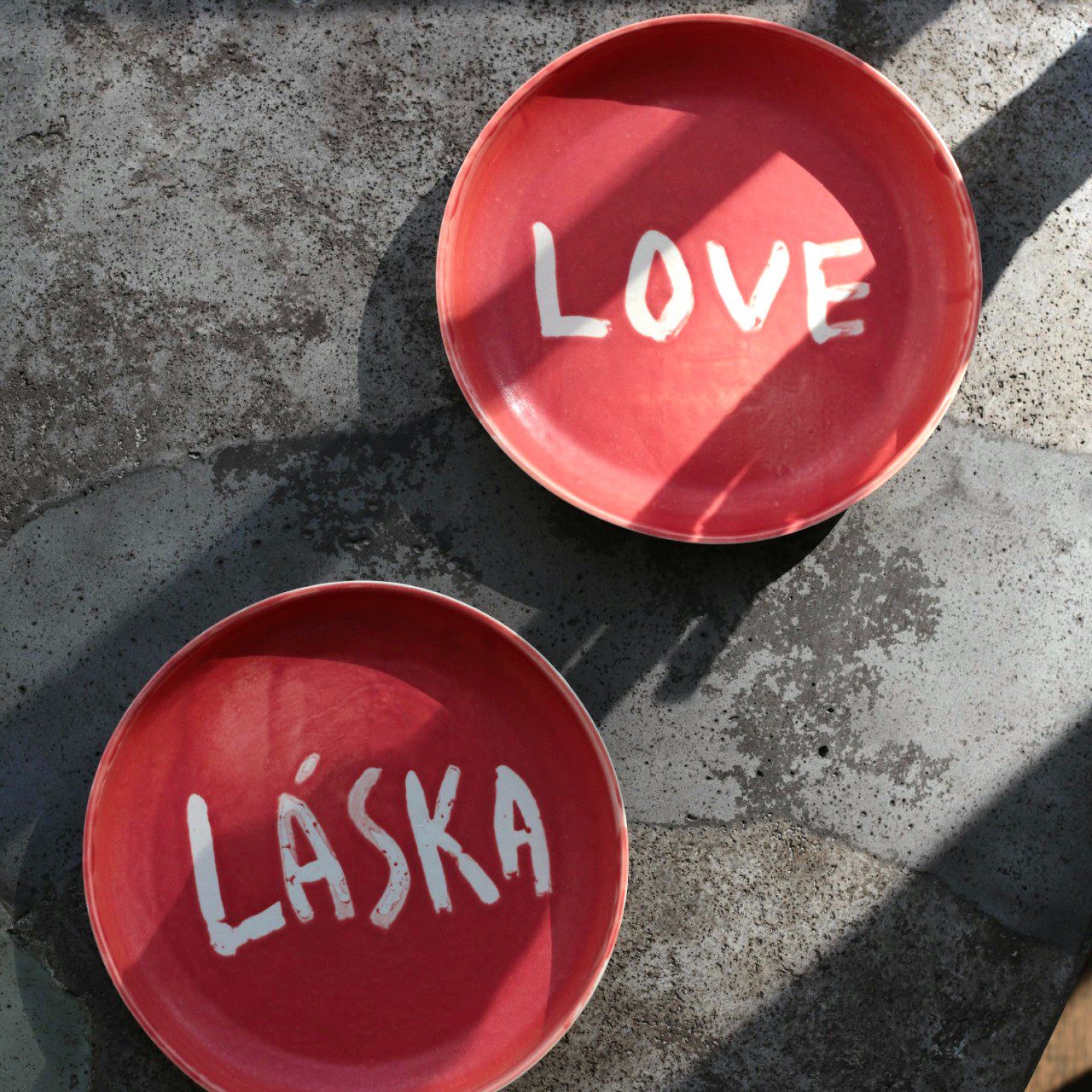 Láska & Love talíř