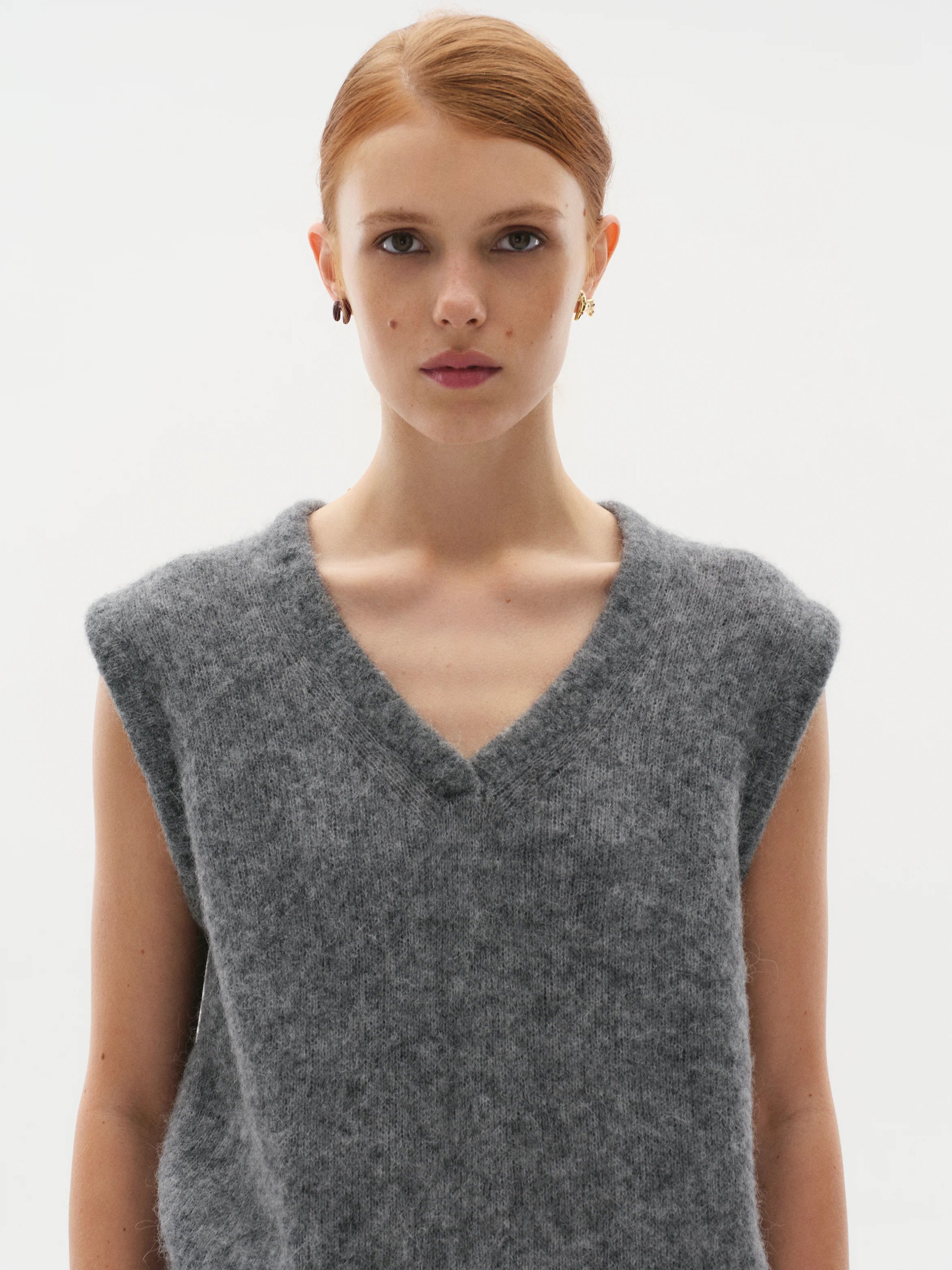 Lucky Earrings - in Gilding with Gemstone