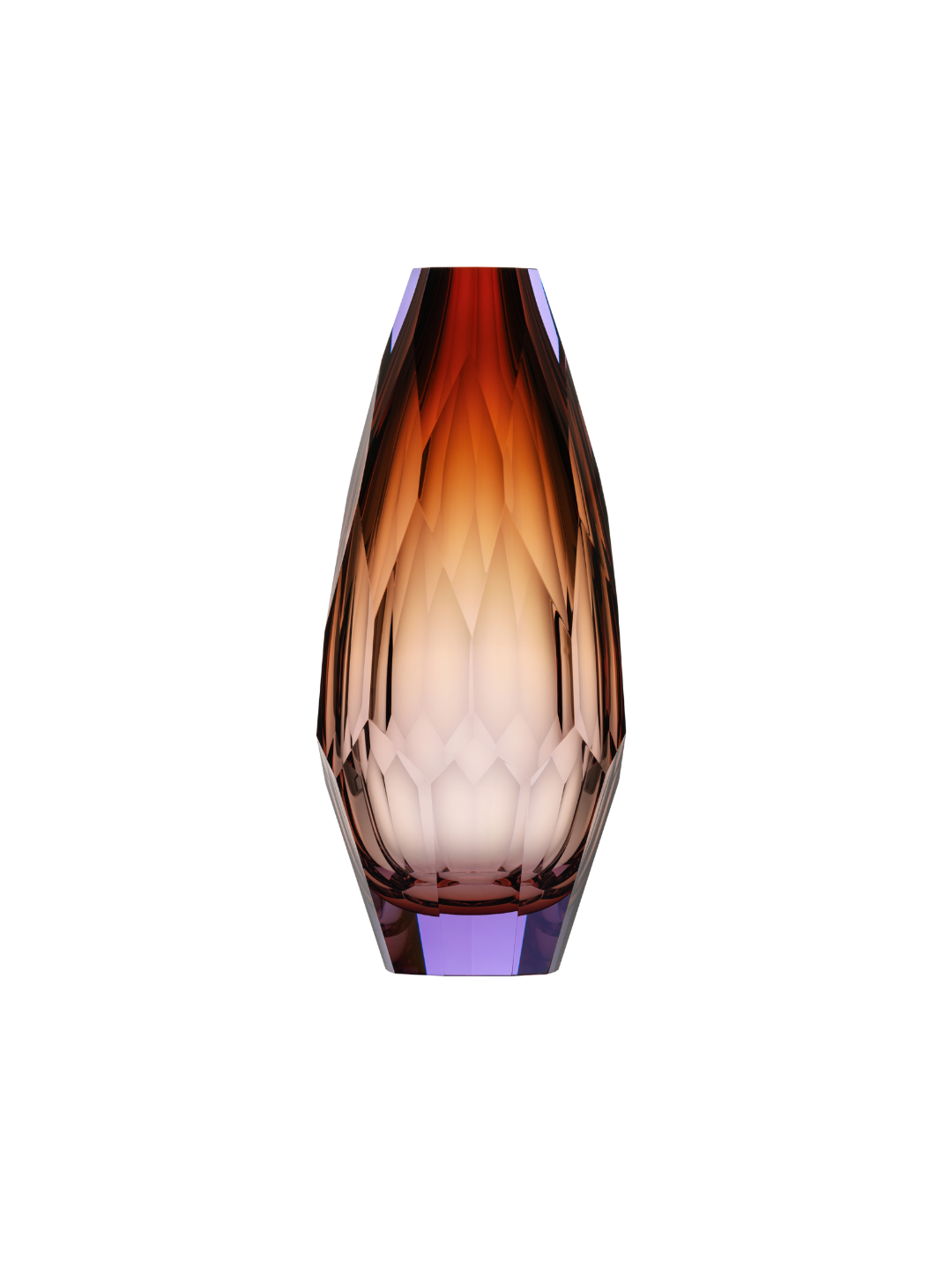 Cubism vase - Alexandrite aurora