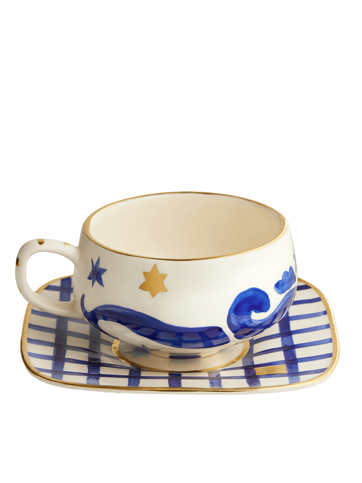 Dragon cup with saucer