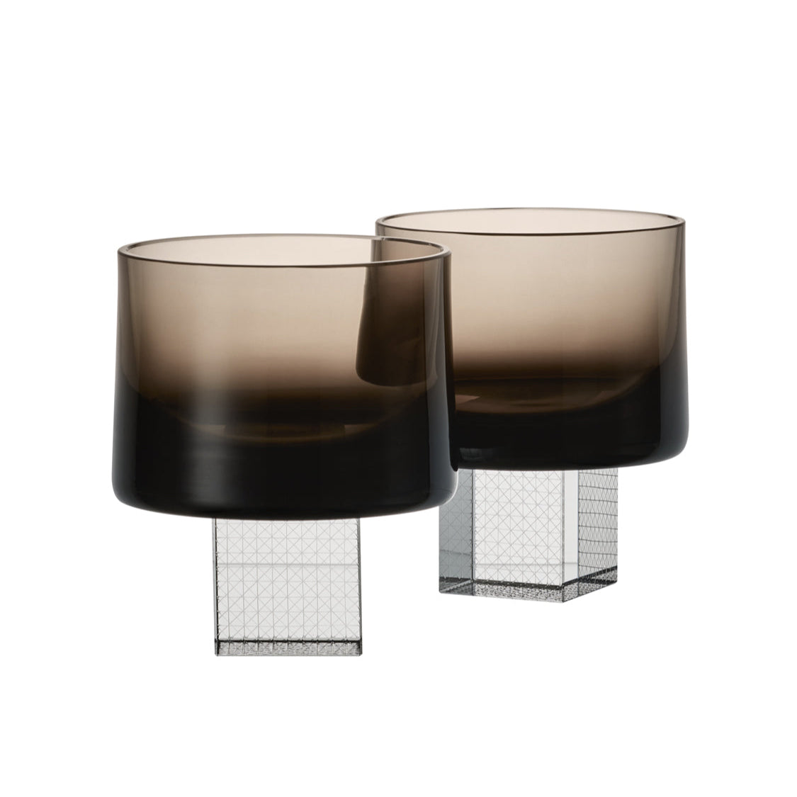 Smoke Whiskey Cube glasses