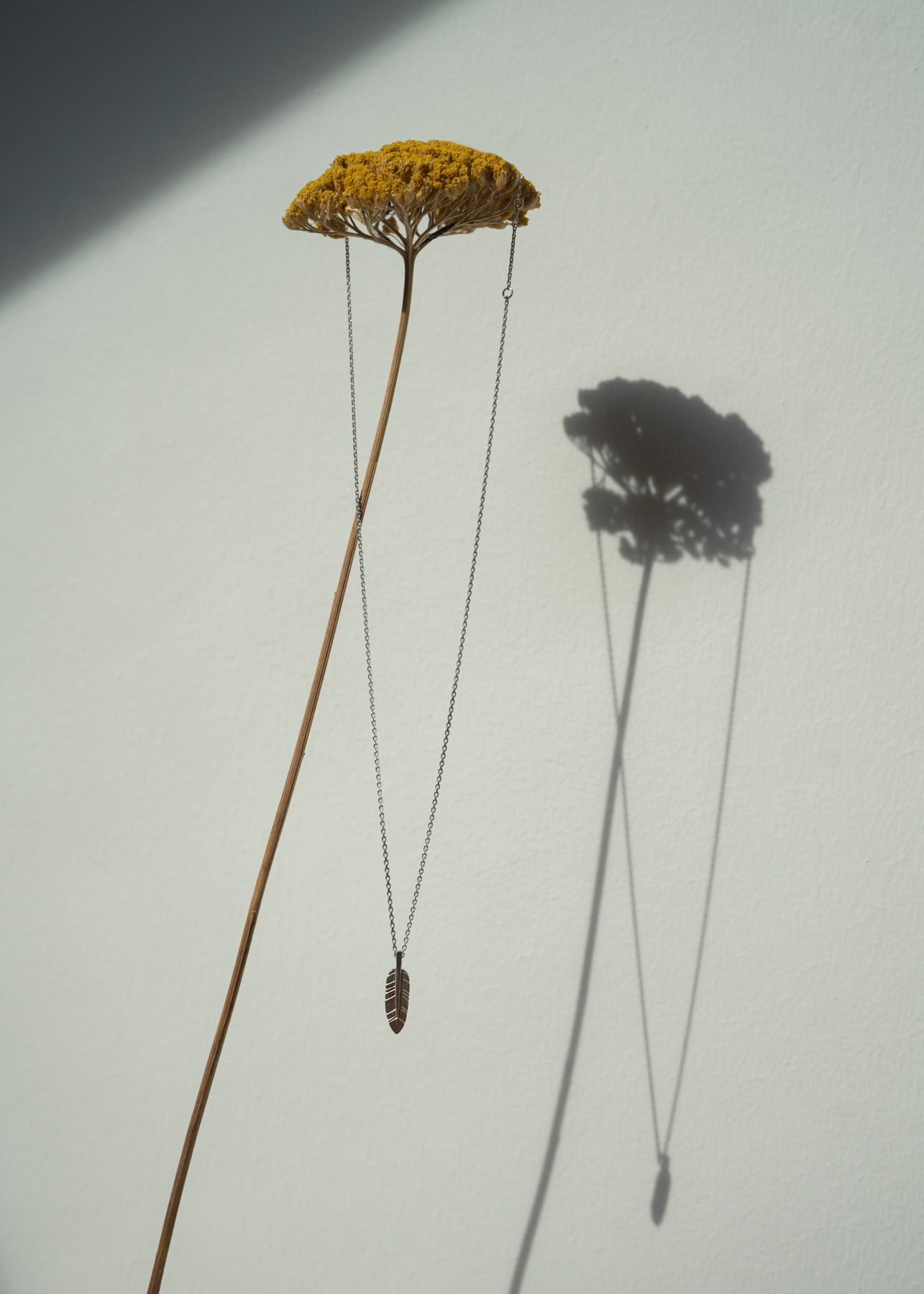 Feather necklace