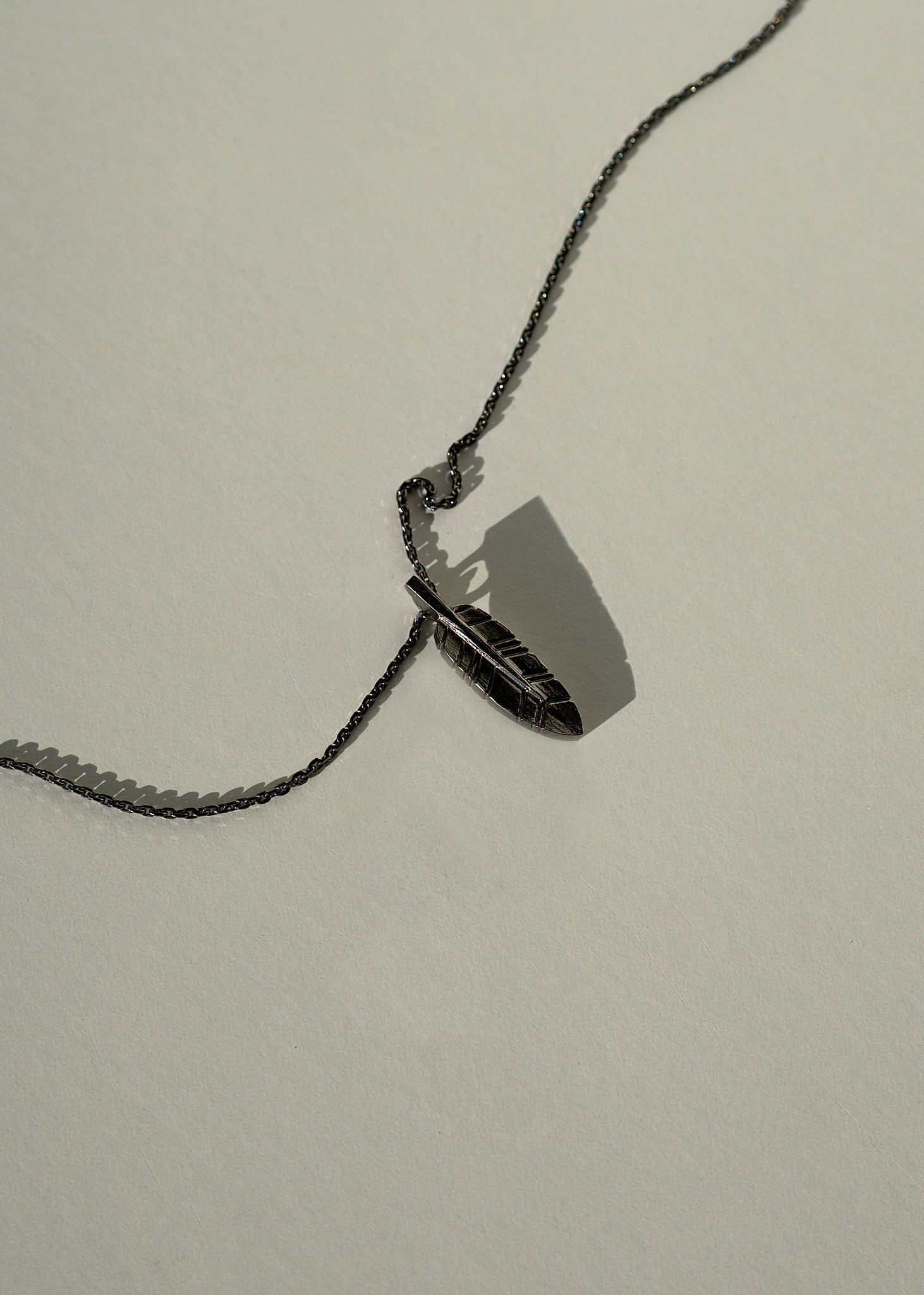 Feather necklace