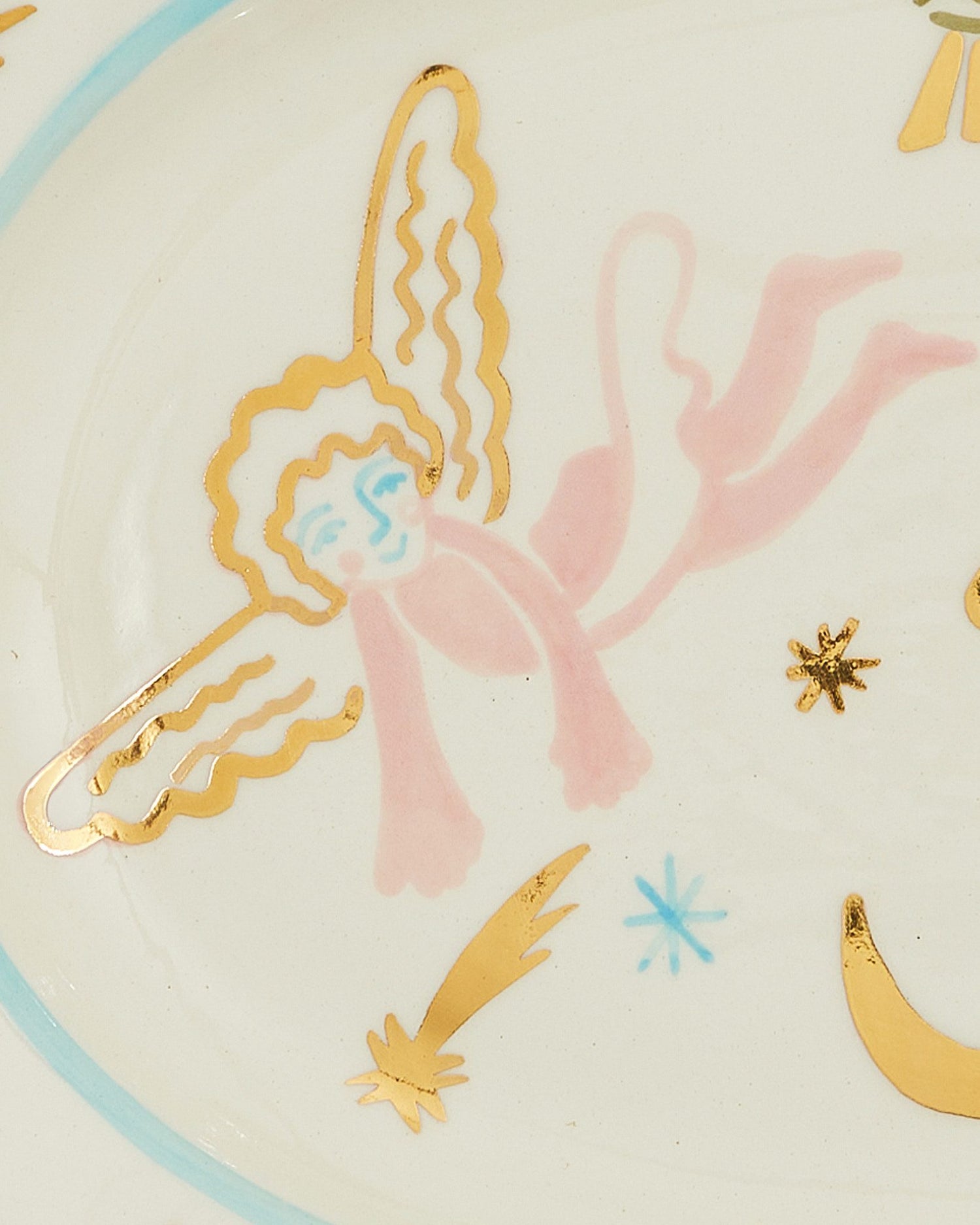 Angels square plate
