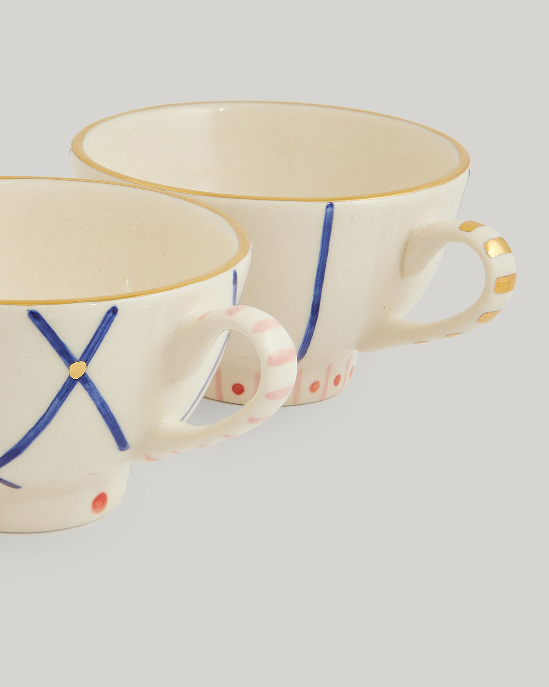 Šálek multicolour (set 2 ks)