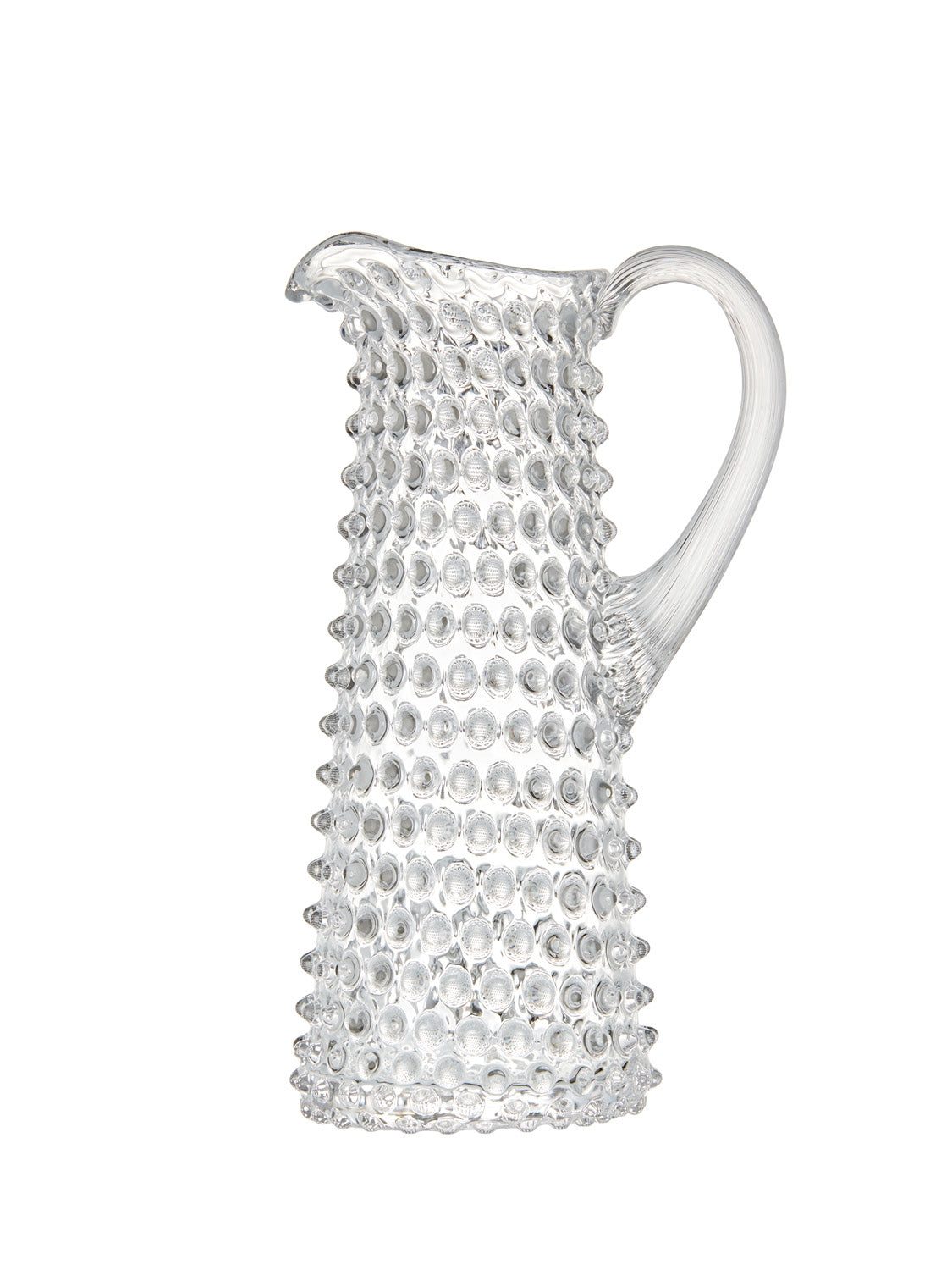 Hobnail tall jug