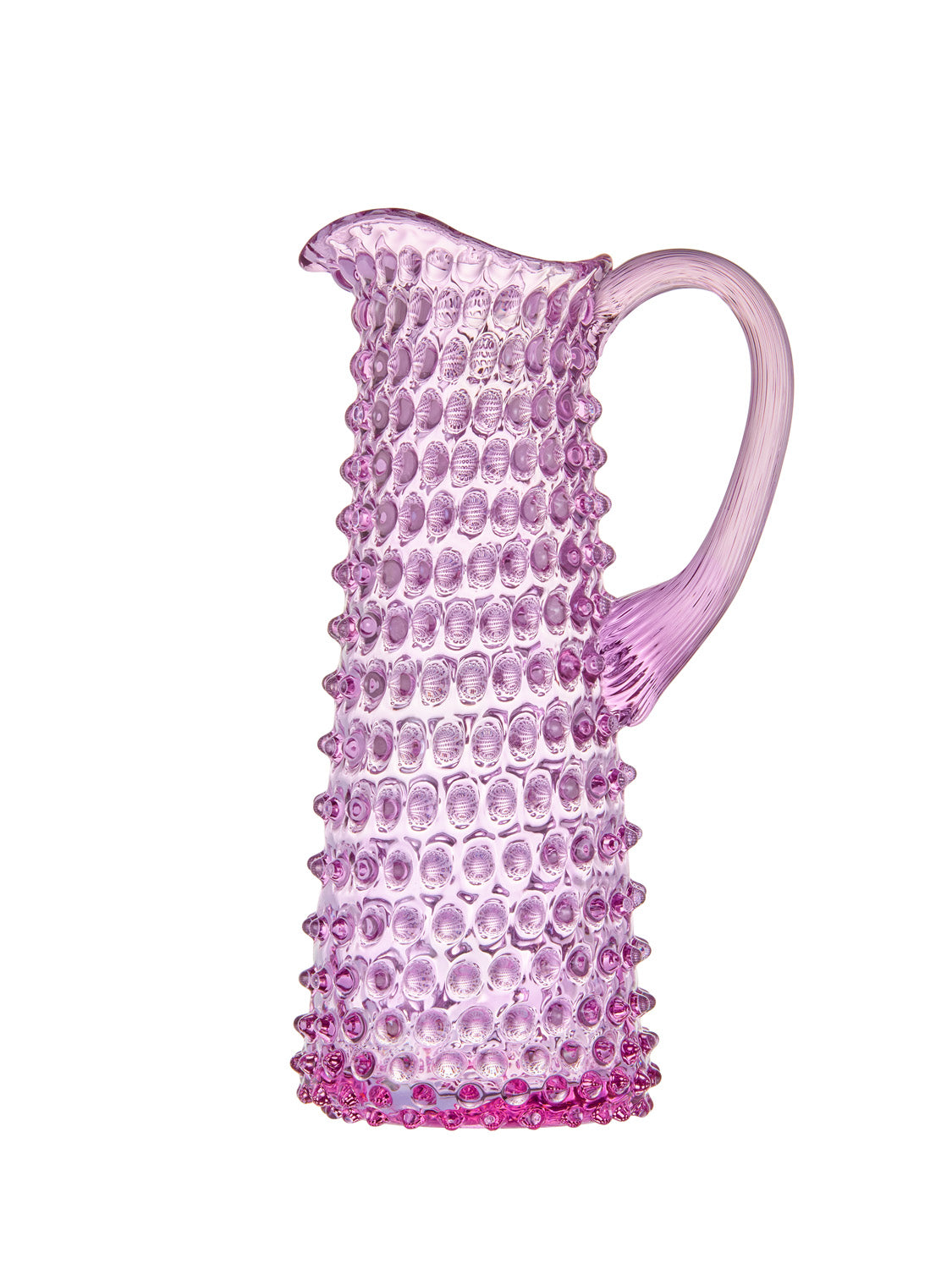Hobnail tall jug
