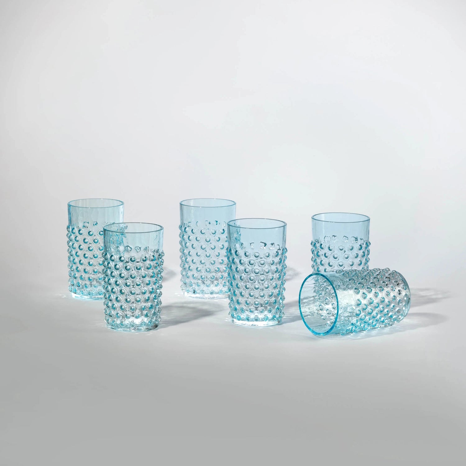 Hobnail glasses
