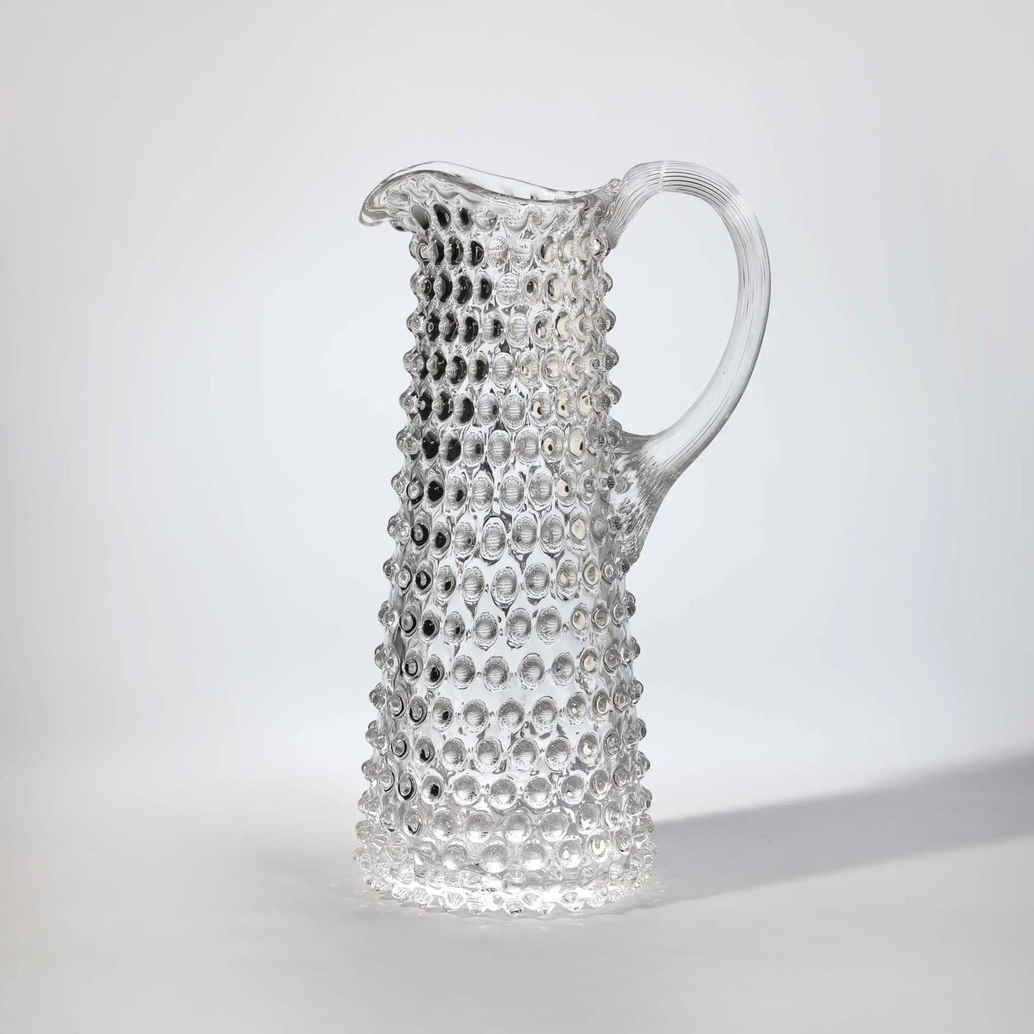 Hobnail tall jug