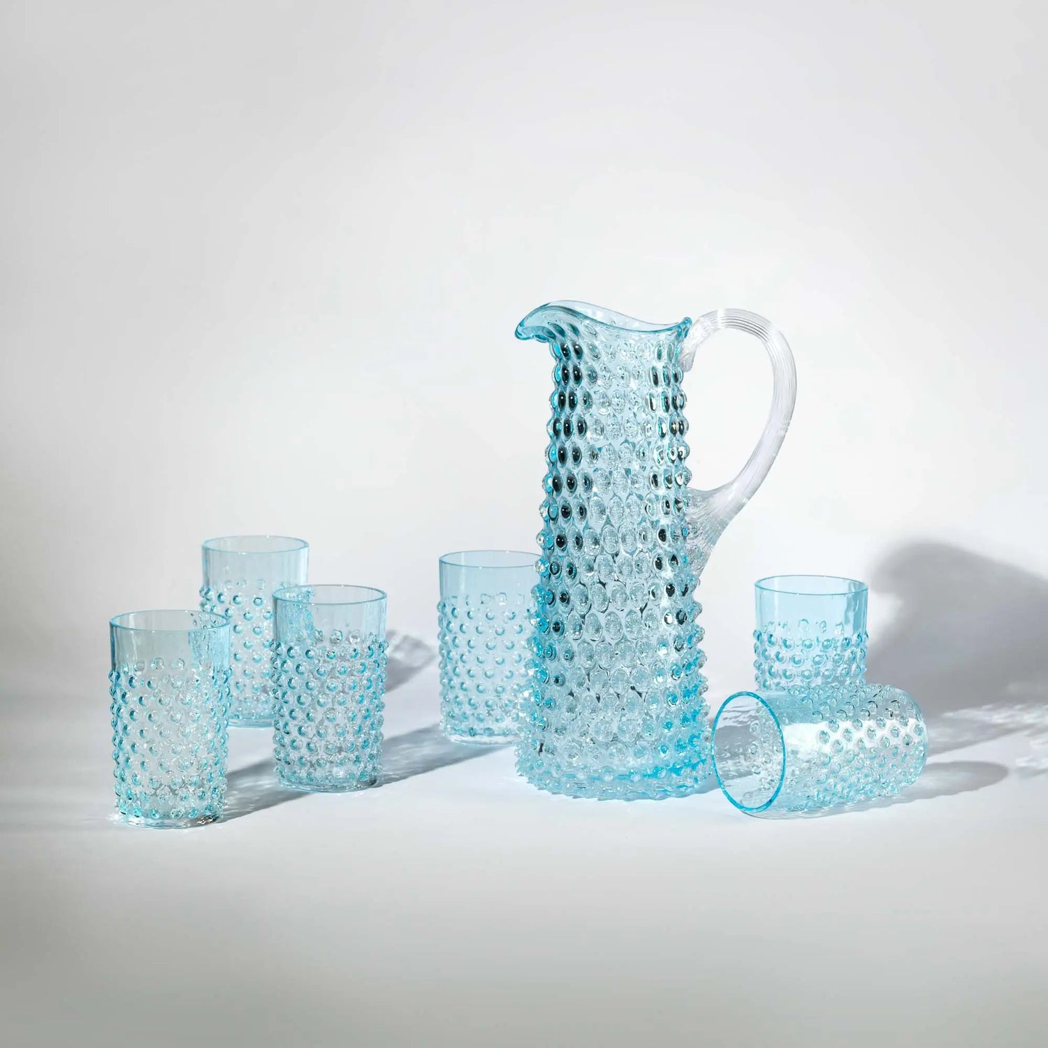 Hobnail tall jug