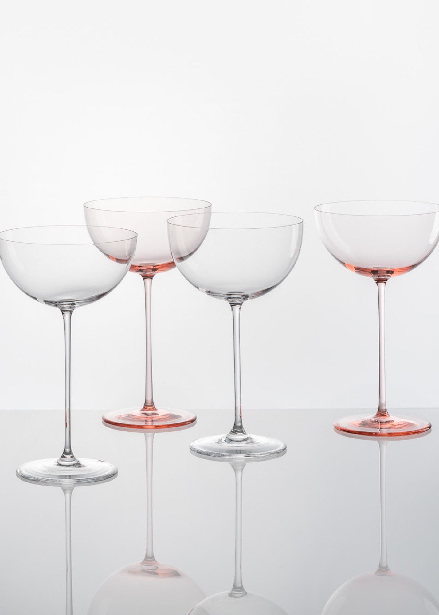 Bubbles champagne coupe glasses (set of 2)