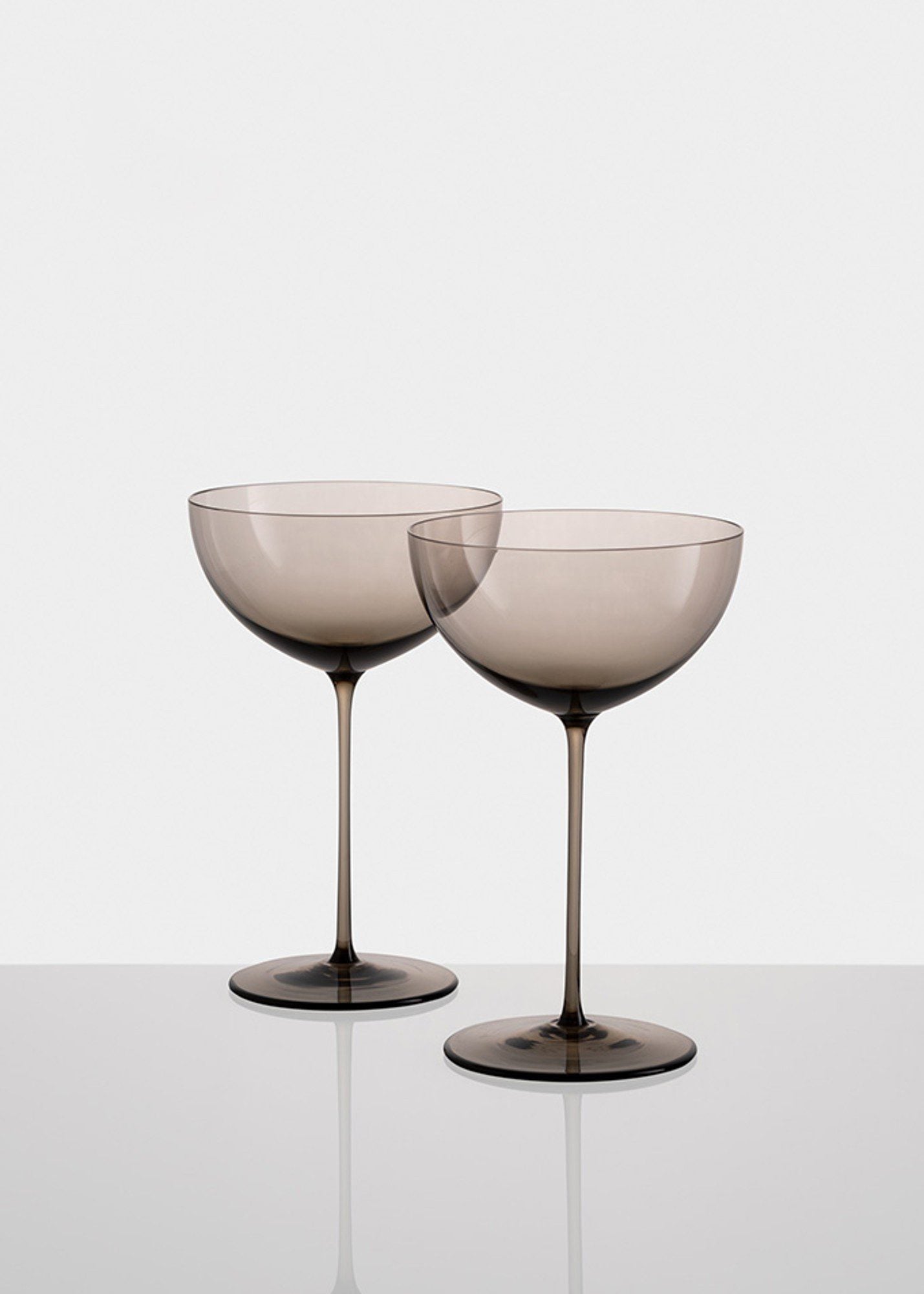 Bubbles champagne coupe glasses (set of 2)