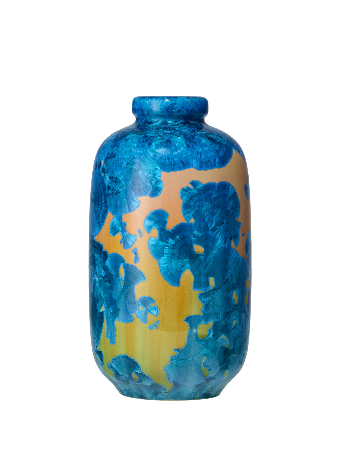 Crystalline medium váza žlutá