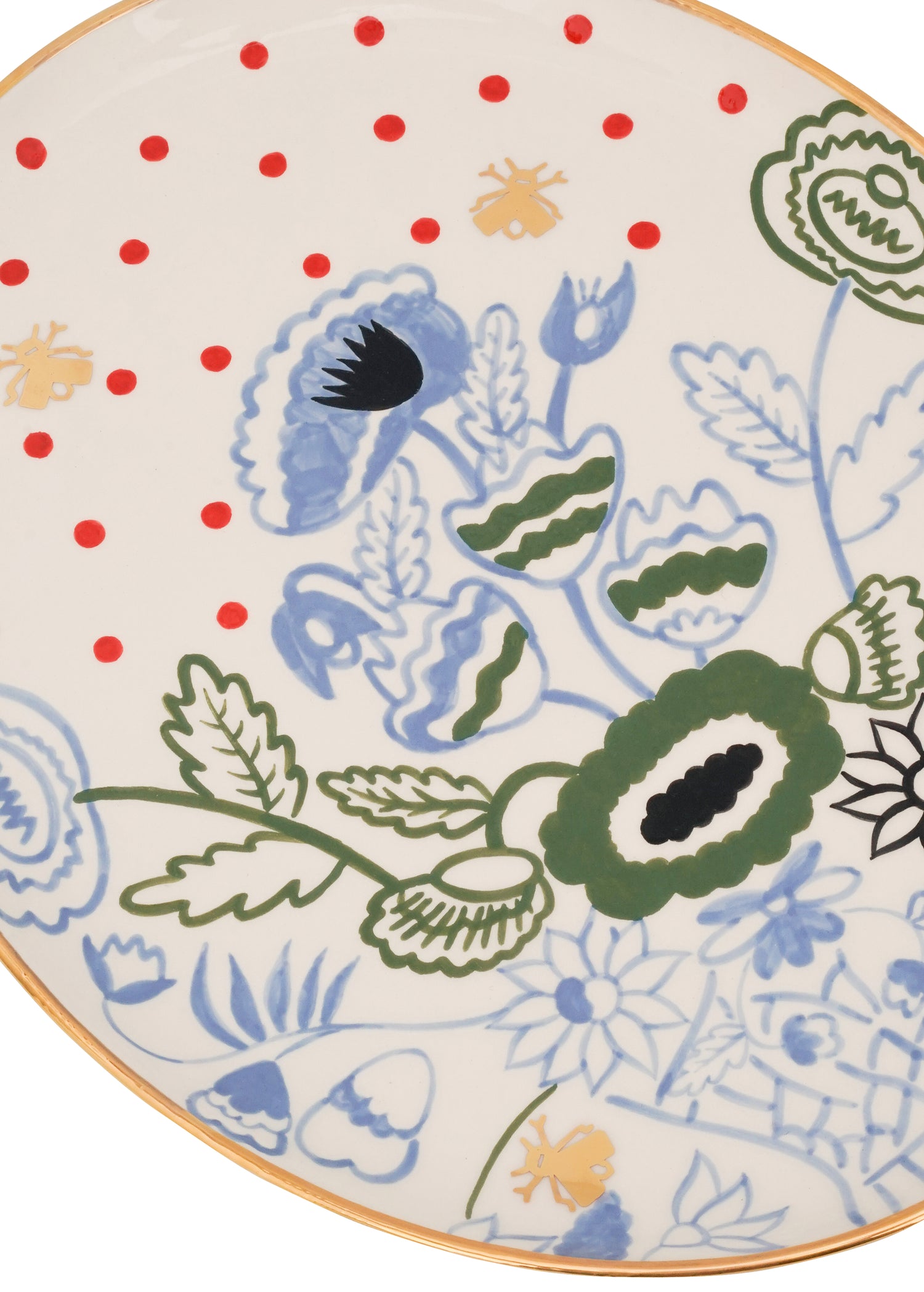 Blossom oval plate