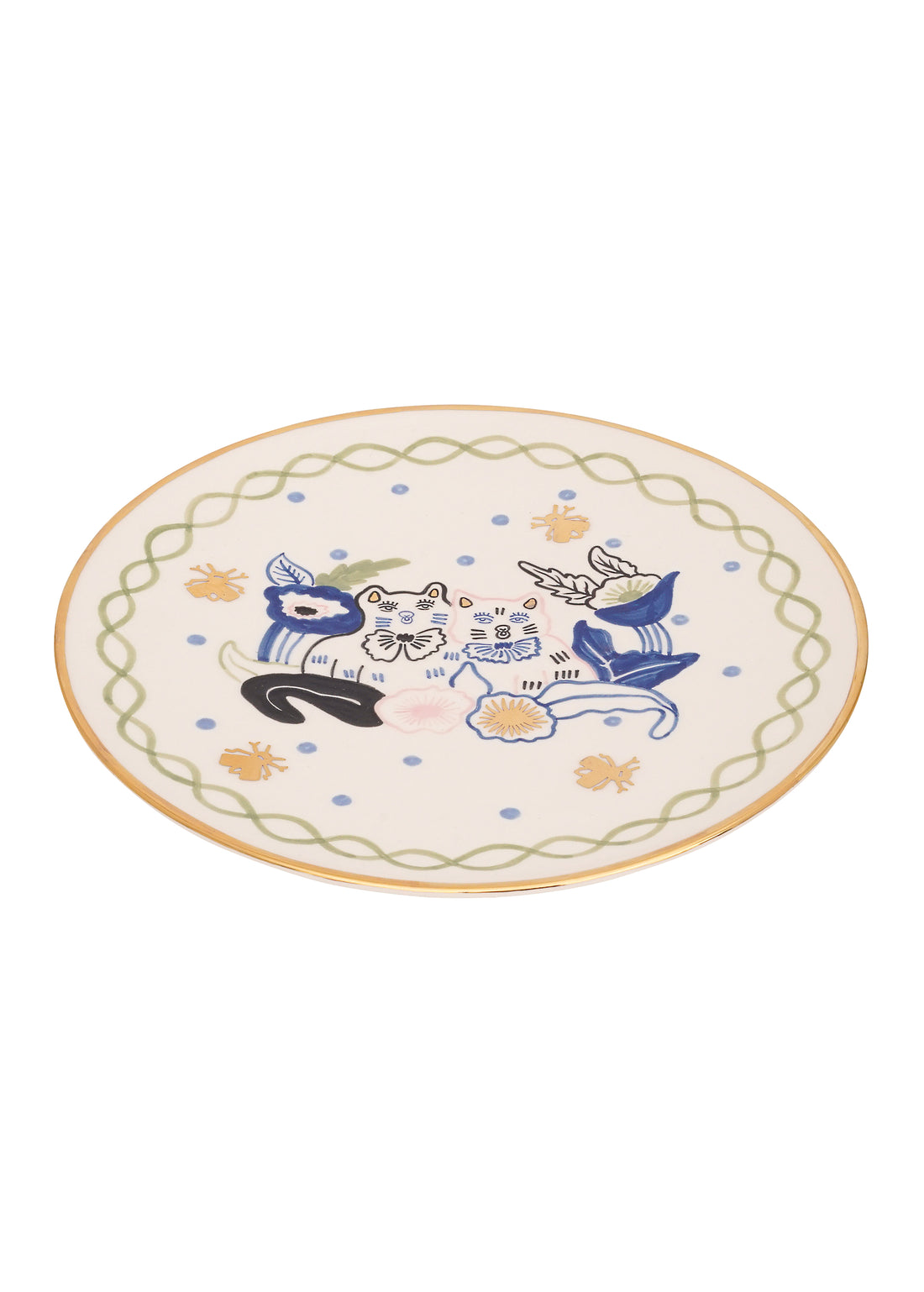 Kitties round plate