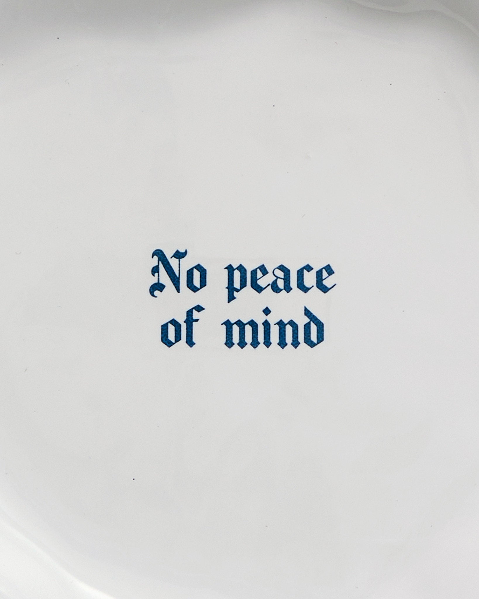 The Issues dessert plate