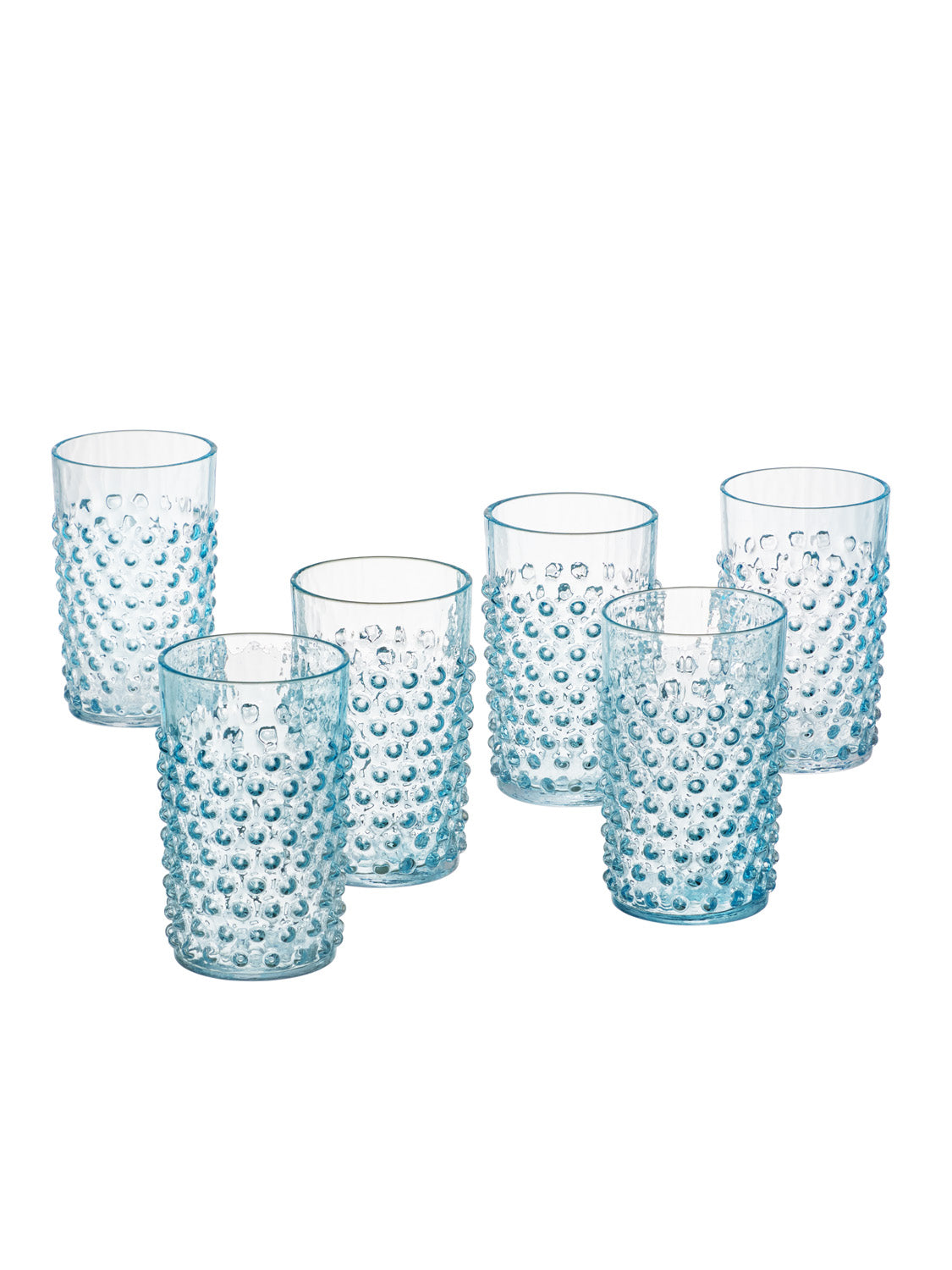 Hobnail glasses