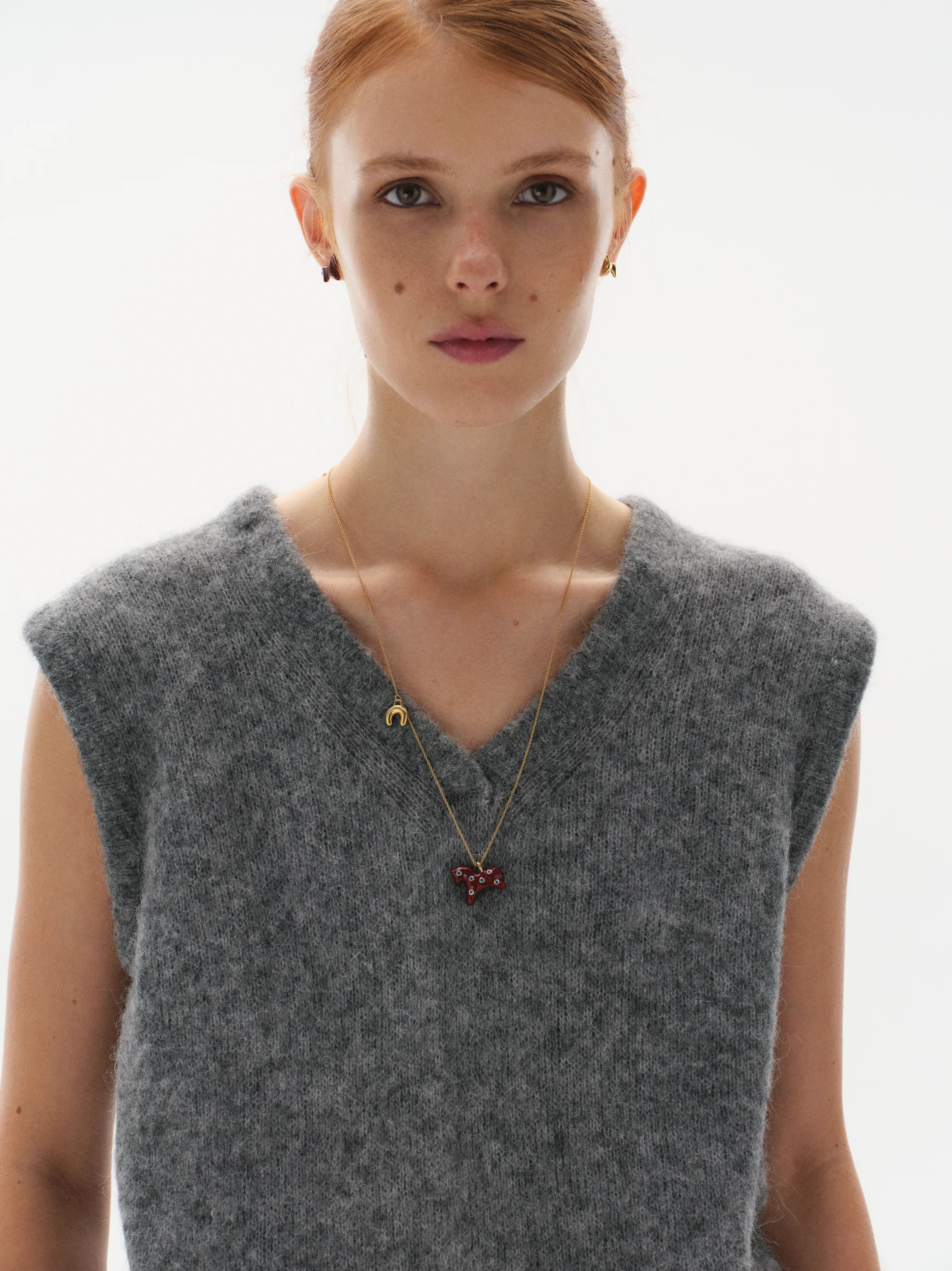 Lucky Pendant - Gold-plated and Enamel