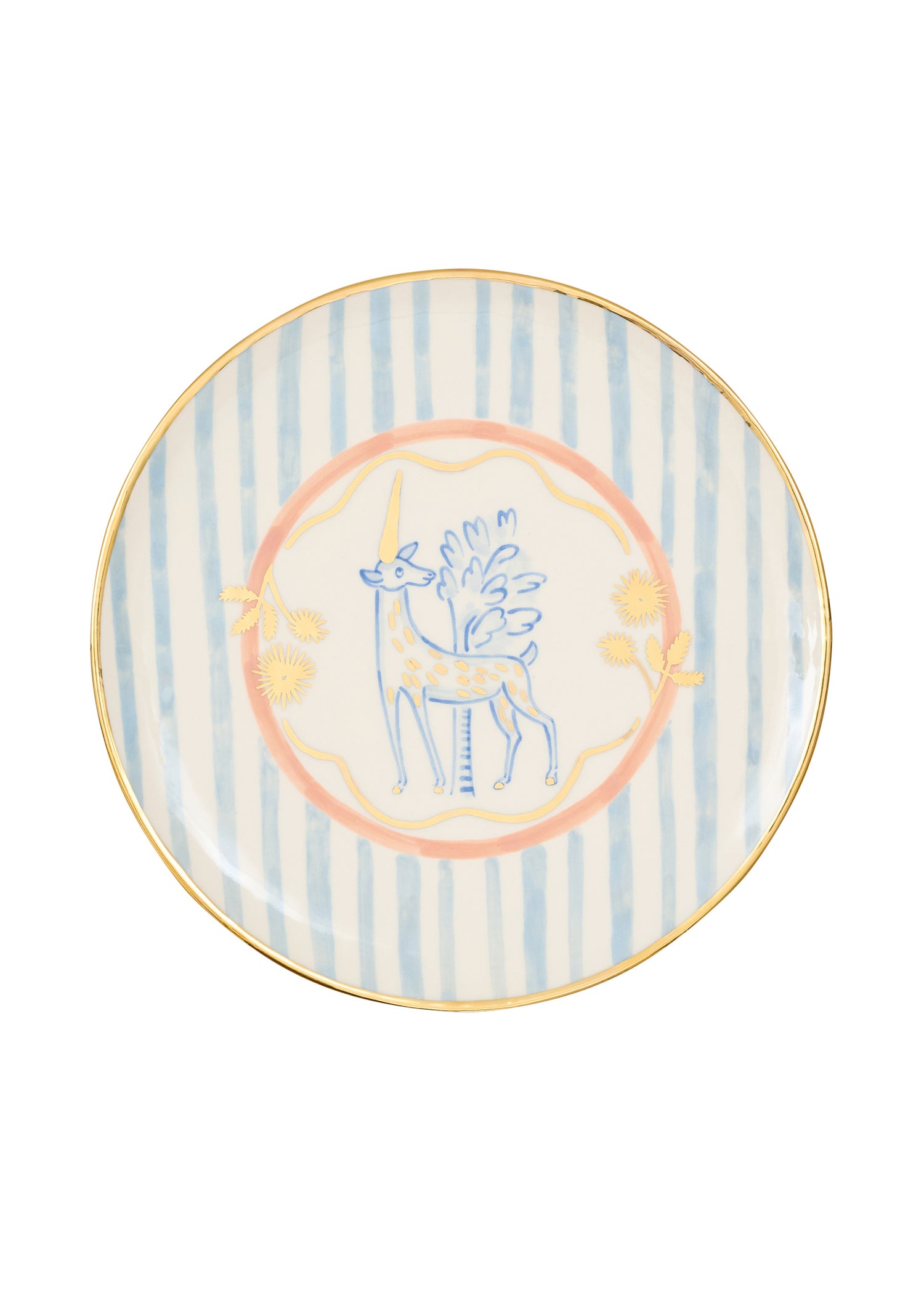 Unicorn Plate - Blue