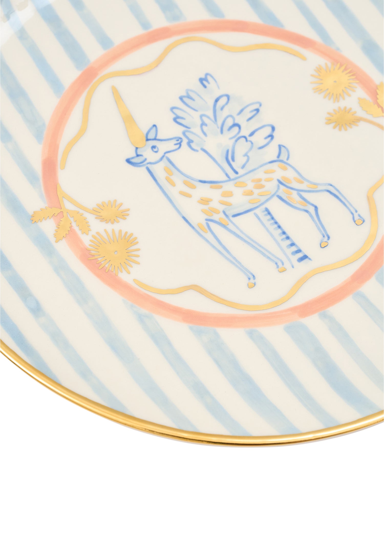 Unicorn Plate - Blue