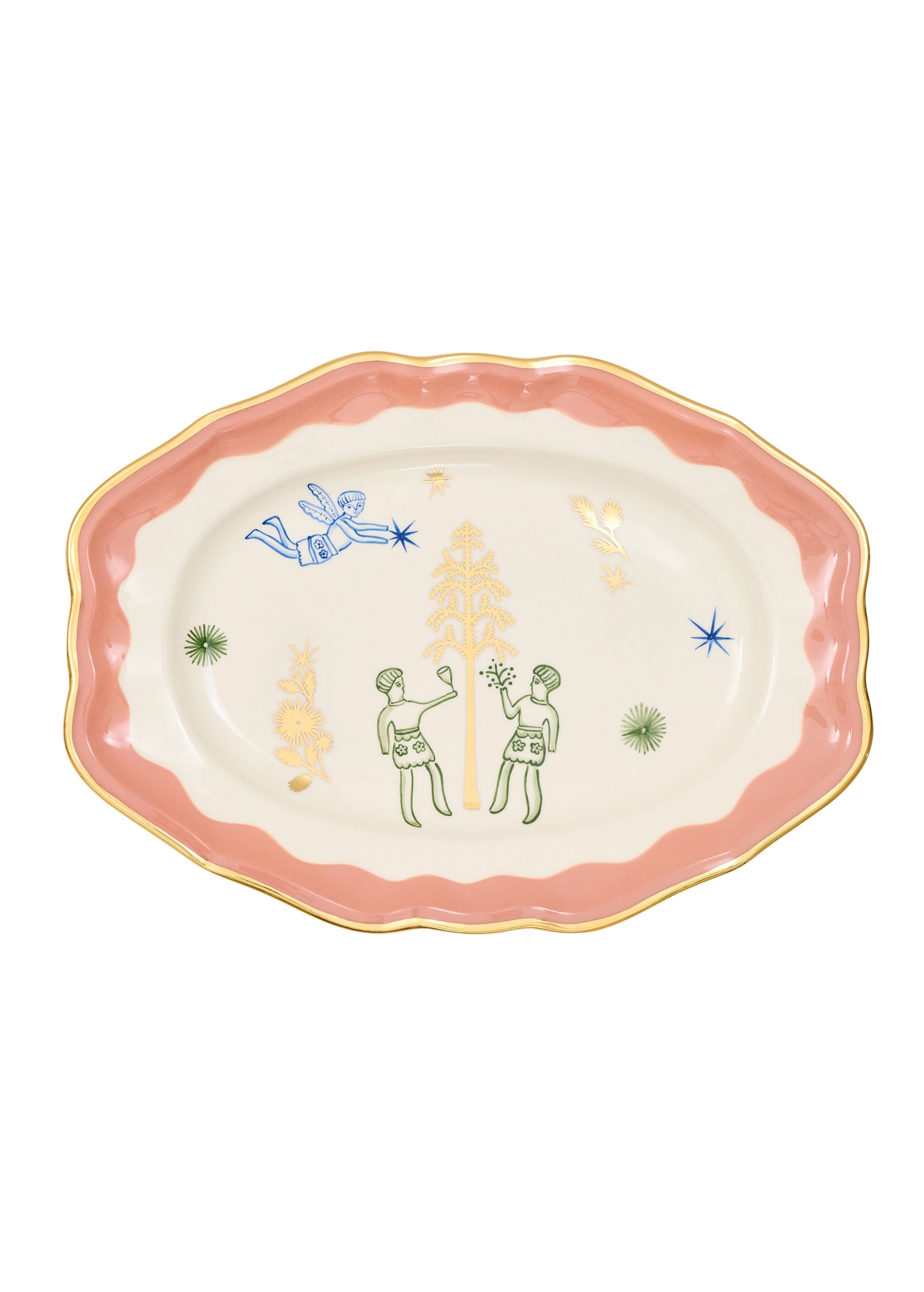 Vechornytsi zdobený talíř