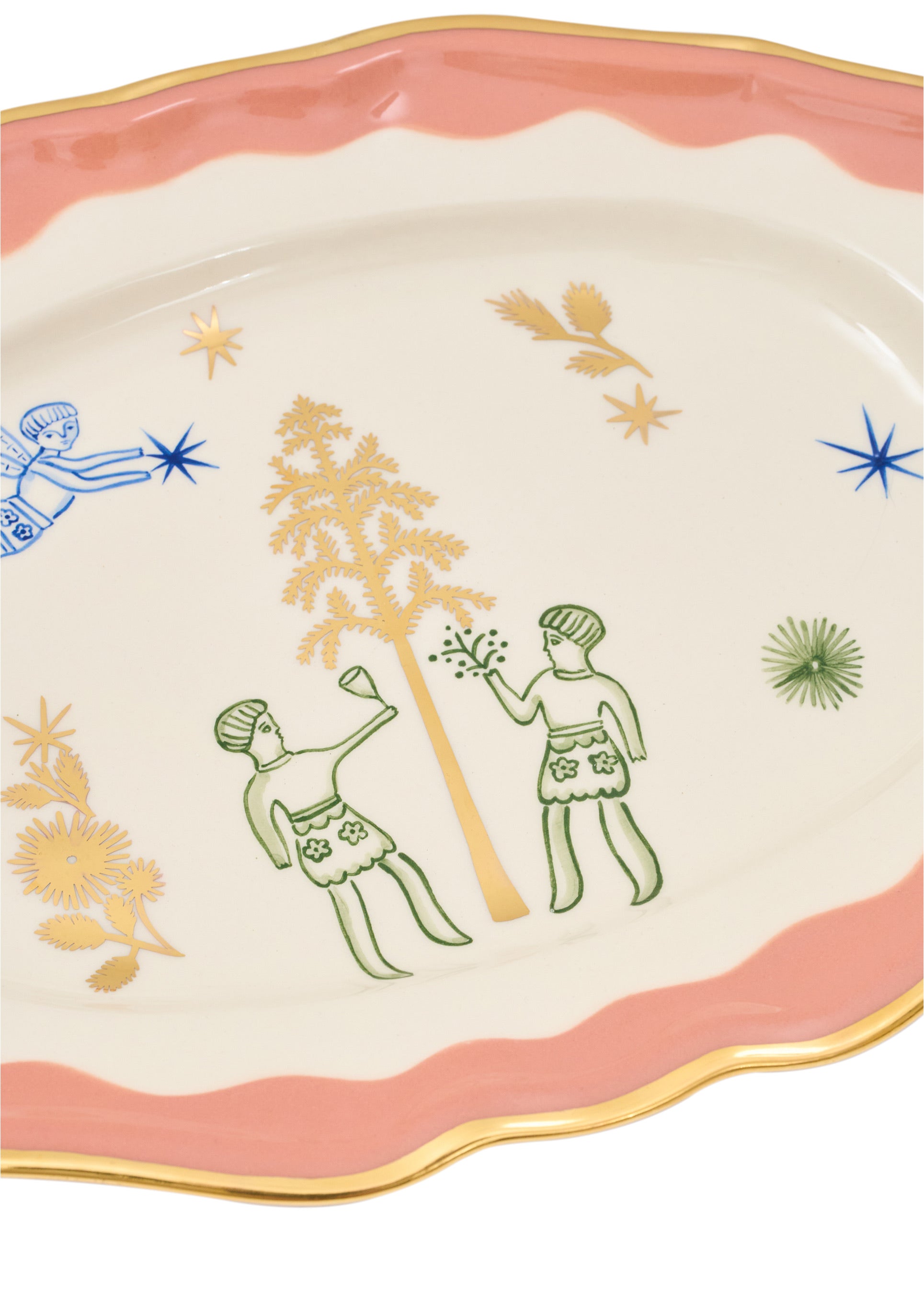 Vechornytsi zdobený talíř